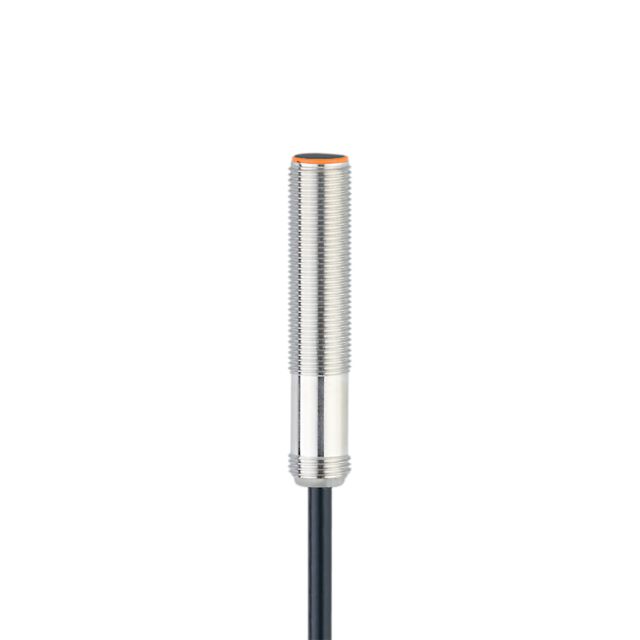 ifm electronic Inductive Threaded Barrel Proximity Sensor, M12, 2 mm Detection, PNP NO, 10 → 30 V dc