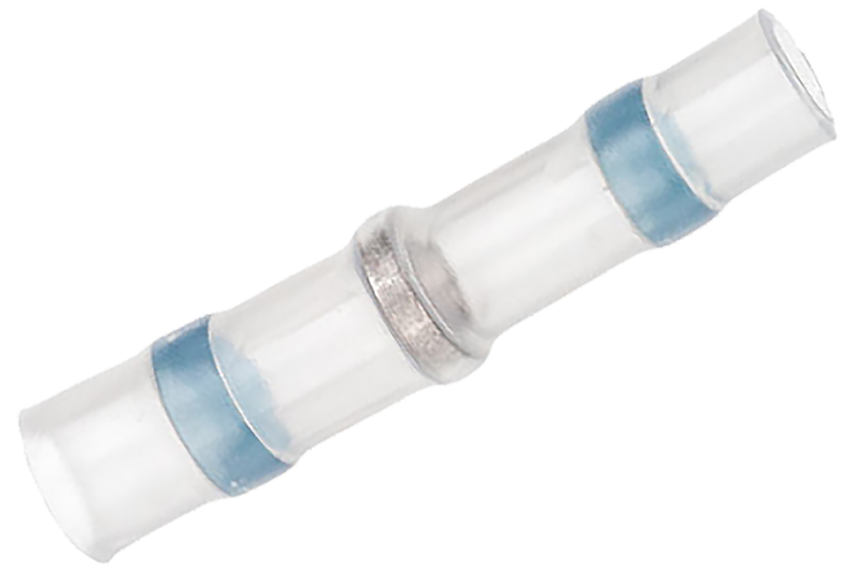 TE Connectivity Transparent Polyolefin Solder Sleeve 29.3mm Length 1.5 → 4.8mm Cable Diameter