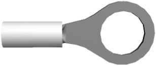 TE Connectivity, PIDG Insulated Ring Terminal, M5 Stud Size, 0.2mm² to 0.5mm² Wire Size, Natural