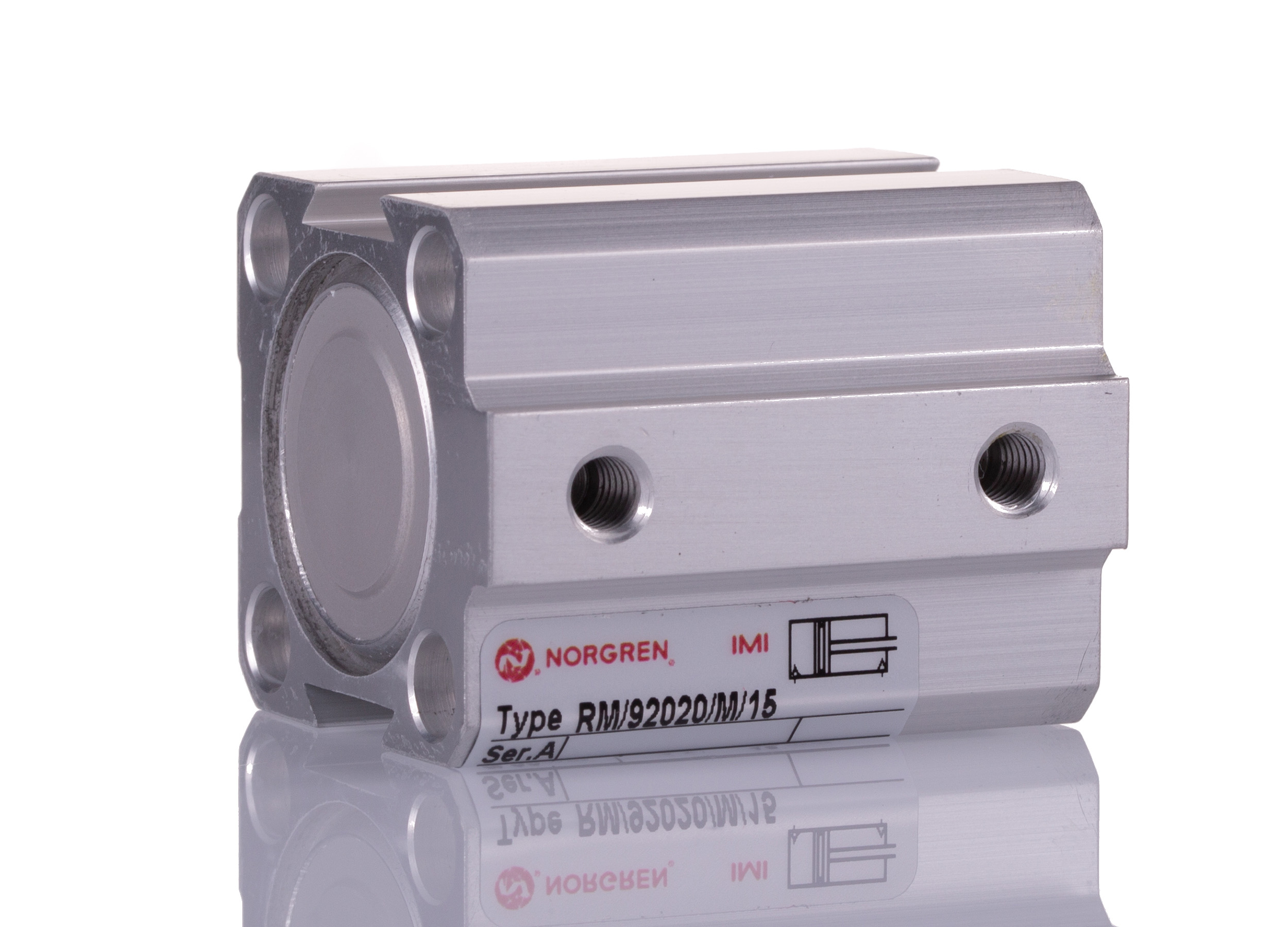 Norgren Pneumatic Cylinder - 20 mm Bore, 15 mm RM/92020/M Series, Double Acting Acting