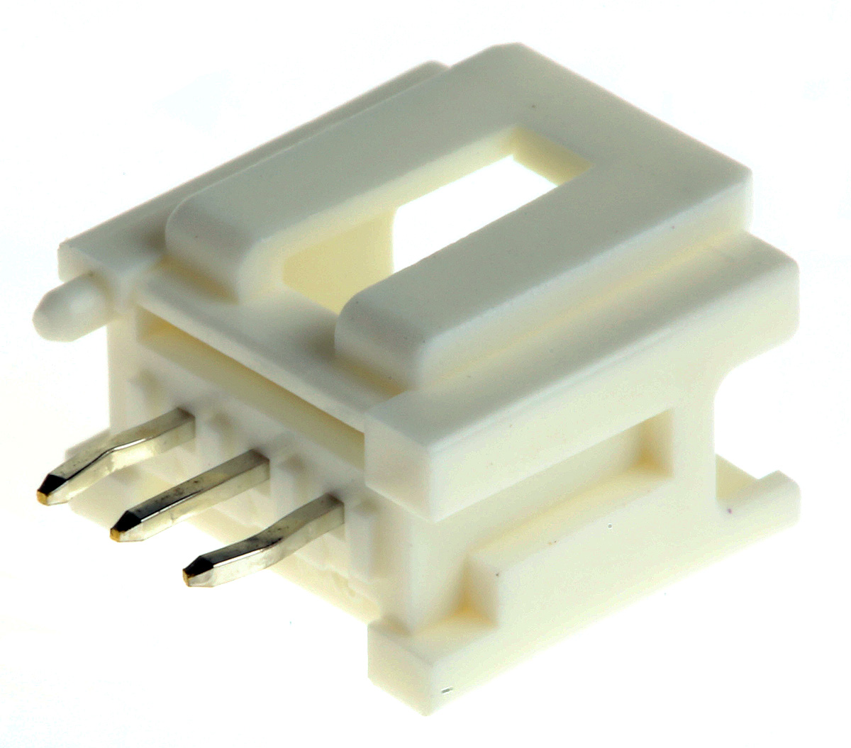 Molex MicroClasp Series Straight Through Hole PCB Header, 3 Contact(s), 2 mm Pitch, 1 Row, Shrouded