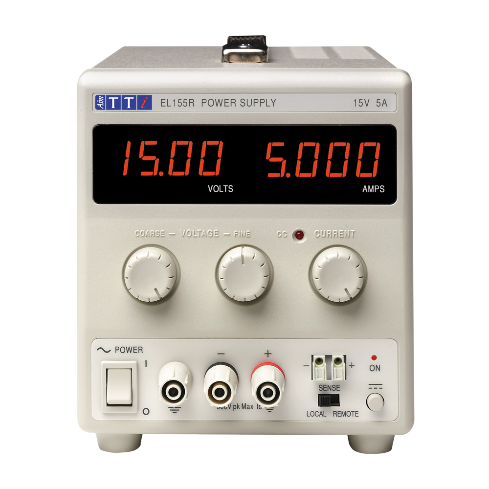 Aim-TTi EL-R Series Digital Bench Power Supply, 0 → 15V, 0 → 5A, 1-Output, 75W