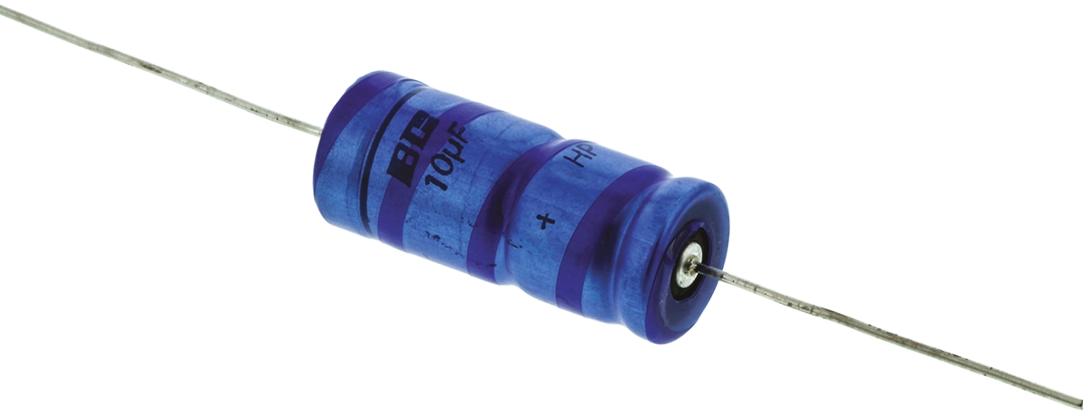 Vishay 10μF Aluminium Electrolytic Capacitor 450V dc, Axial, Through Hole - MAL204217109E3