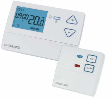 Timeguard Wireless 7 Day Programmable Room Thermostat Programable Thermostats, 3A, 230 V ac, 0 → 40 °C