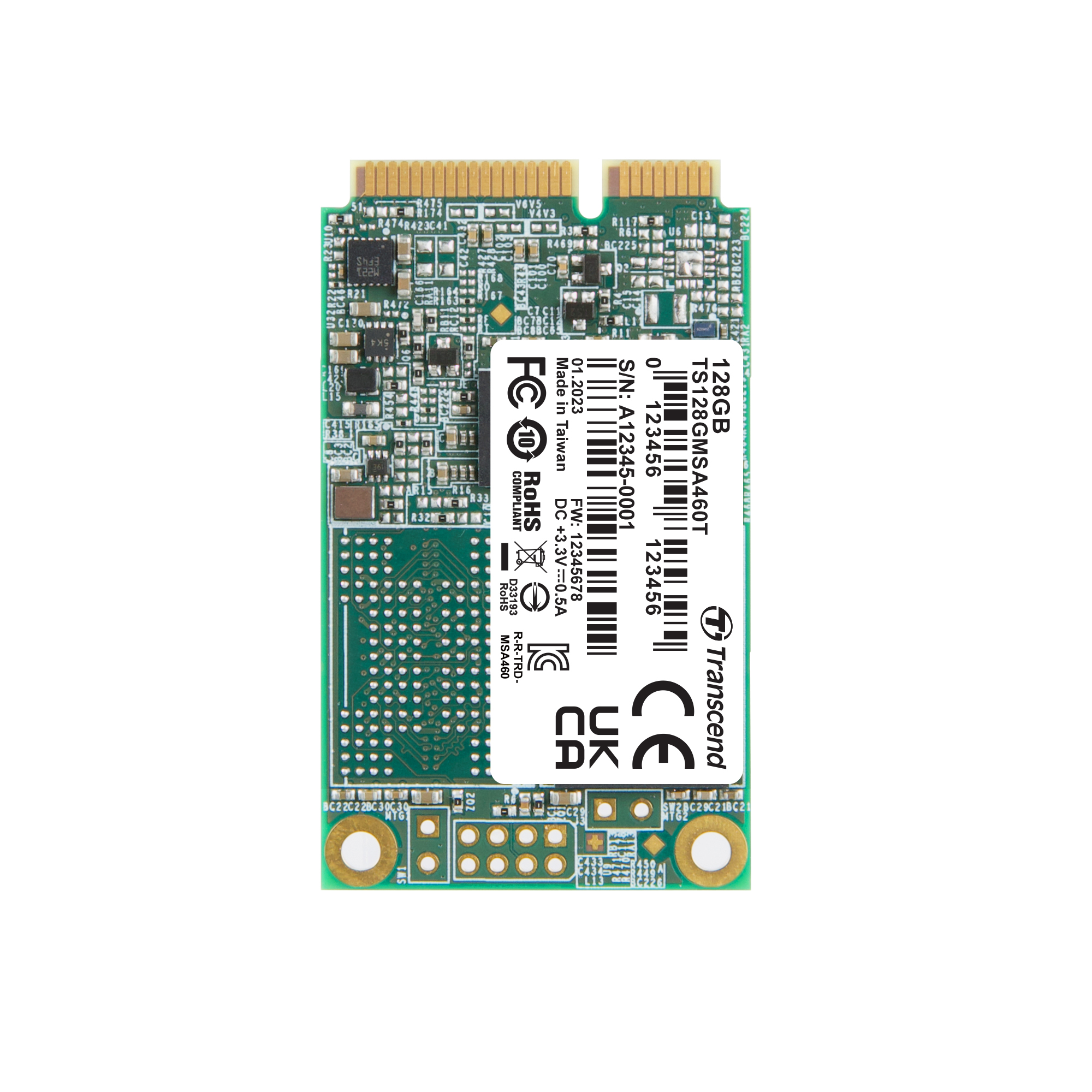 Transcend TS128GMSA460T MO-300A 512 GB Internal SSD