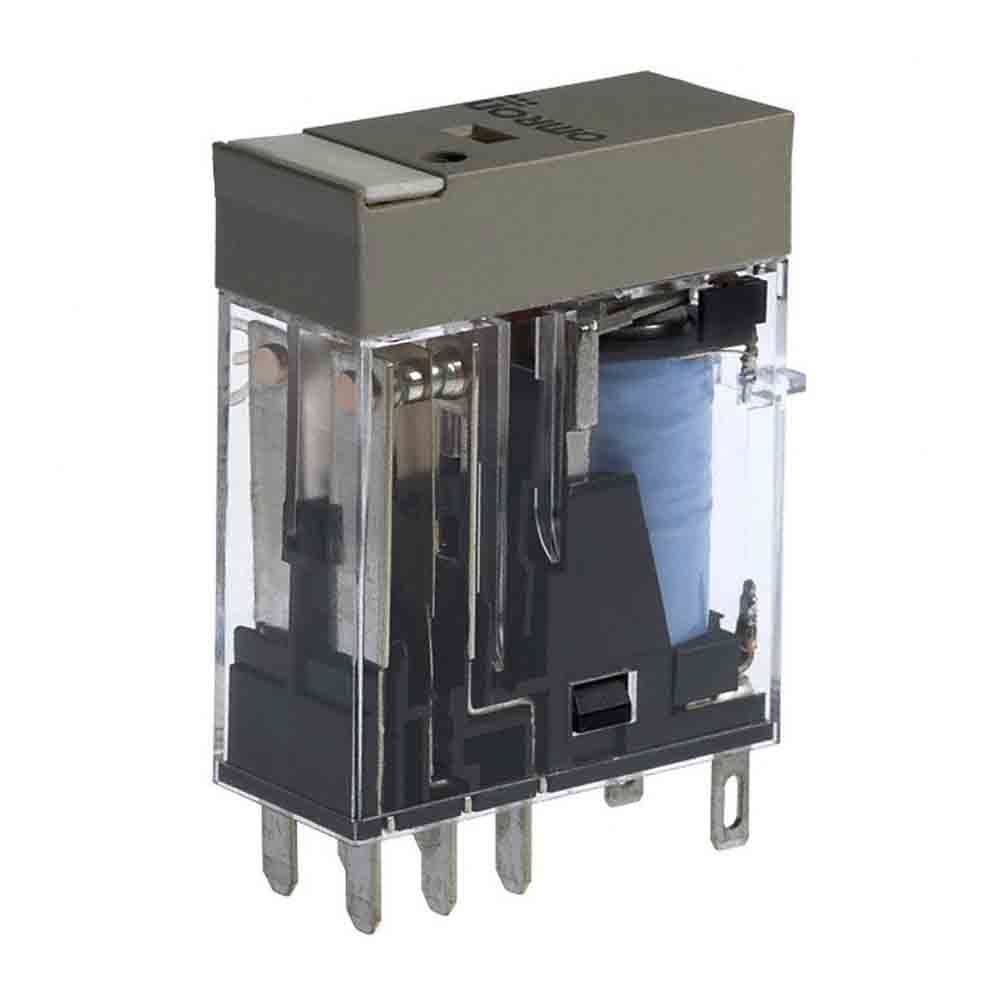 Omron Non-Latching Relay, 48V dc Coil, 5A Switching Current, DPDT