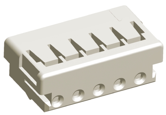 TE Connectivity, AMP CT Female Connector Housing, 2mm Pitch, 5 Way, 1 Row