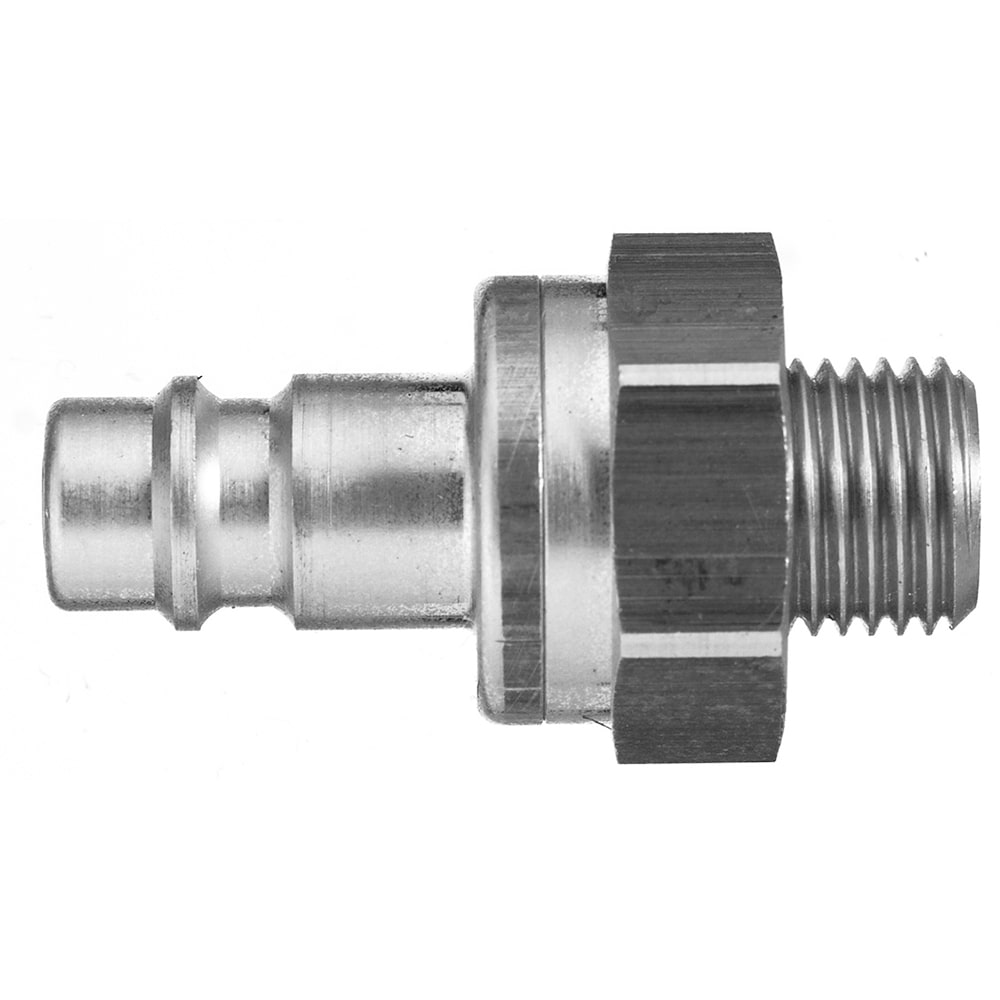 Legris Stainless Steel Male Pneumatic Quick Connect Coupling, BSPP 3/8 in Male Male Thread