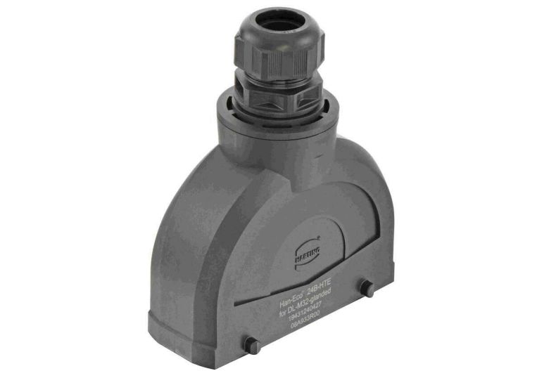 HARTING Han-Eco B Series Heavy Duty Power Connector Hood, M32 Thread, Top Entry Han-Eco Range
