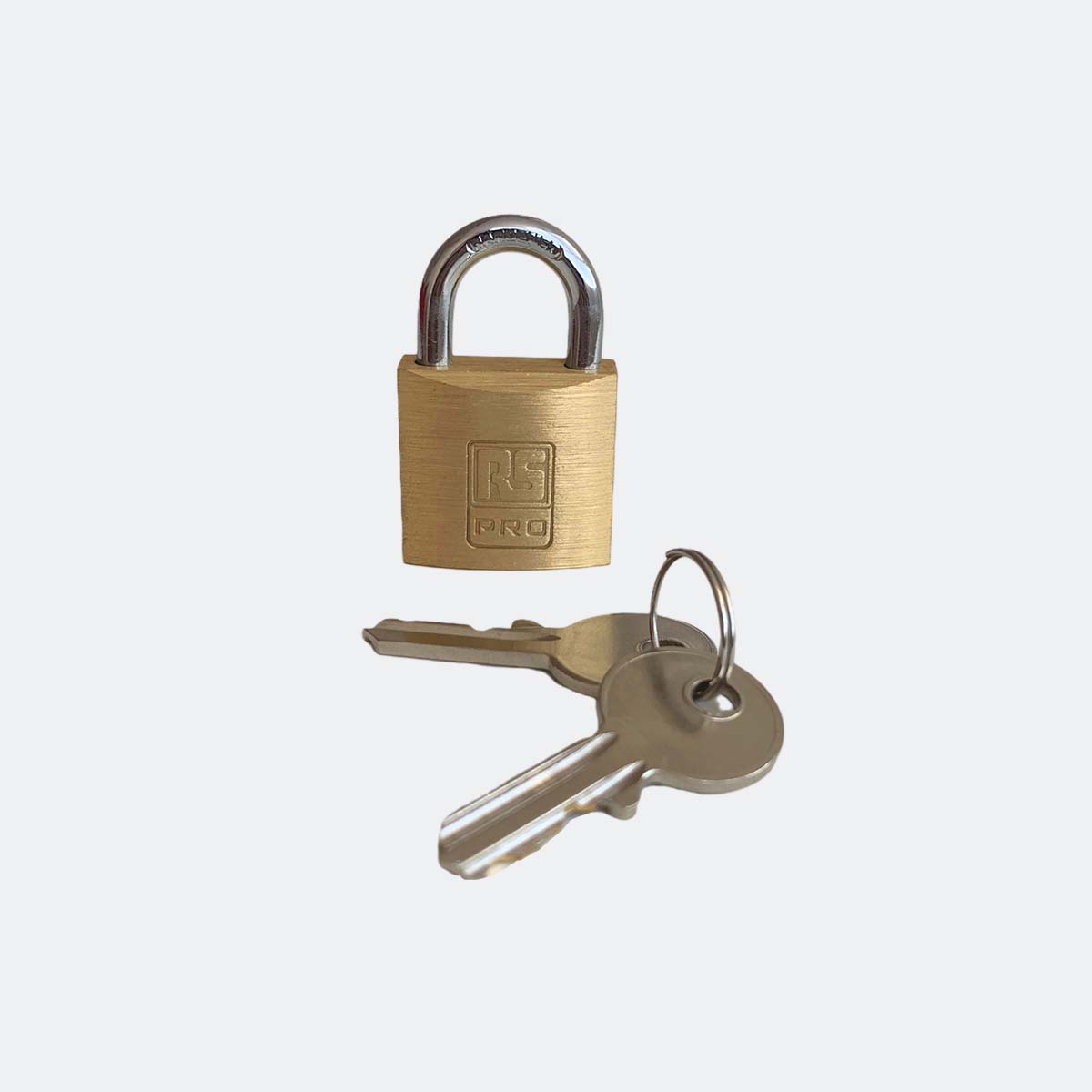 RS PRO Key Brass, Stainless Steel Padlock, Keyed Alike, 5mm Shackle, 30mm Body