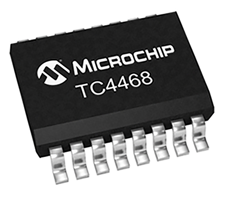 Microchip TC4468COE MOSFET Gate Driver 4, 1.2 A 16-Pin 20 V, SOIC