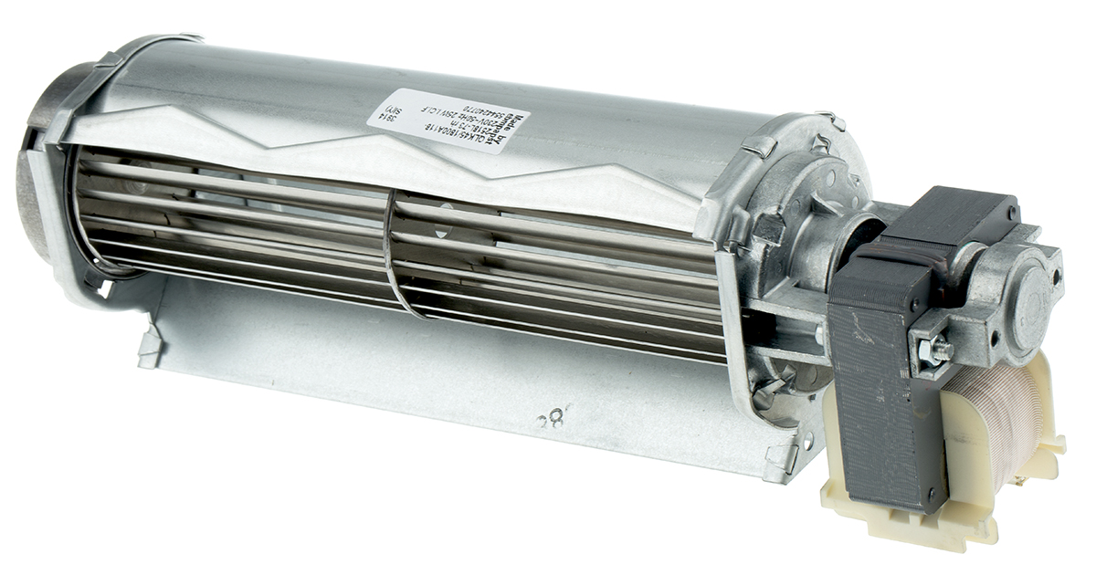 ebm-papst QLK Series Tangential Centrifugal Fan, 230 V ac, 125m³/h, AC Operation, 79 x 265 x 71mm