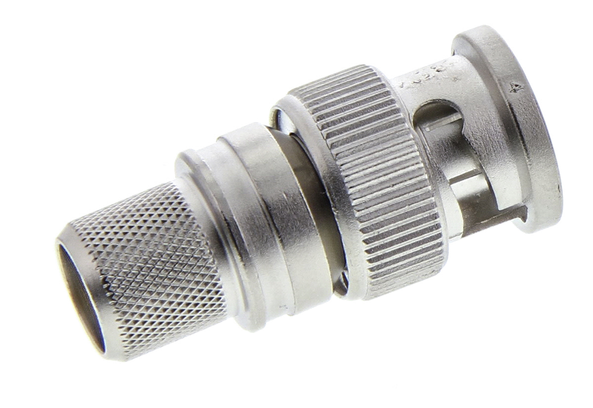 Telegartner, Plug Cable Mount BNC Connector, 75Ω, Crimp Termination, Straight Body