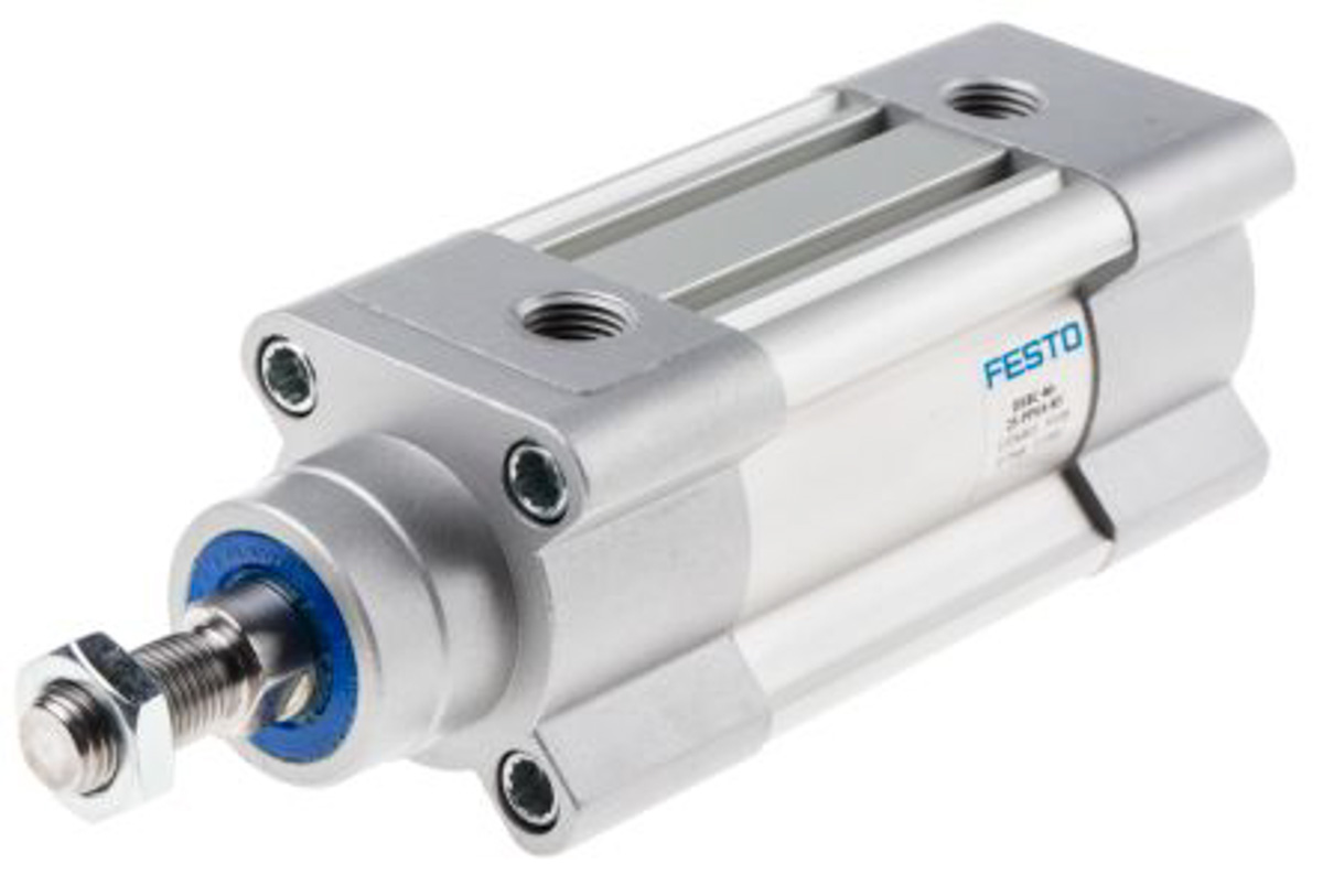 Festo Pneumatic Piston Rod Cylinder - 2123781 40 mm Bore, 30 mm DSBC Series, Double Acting Acting