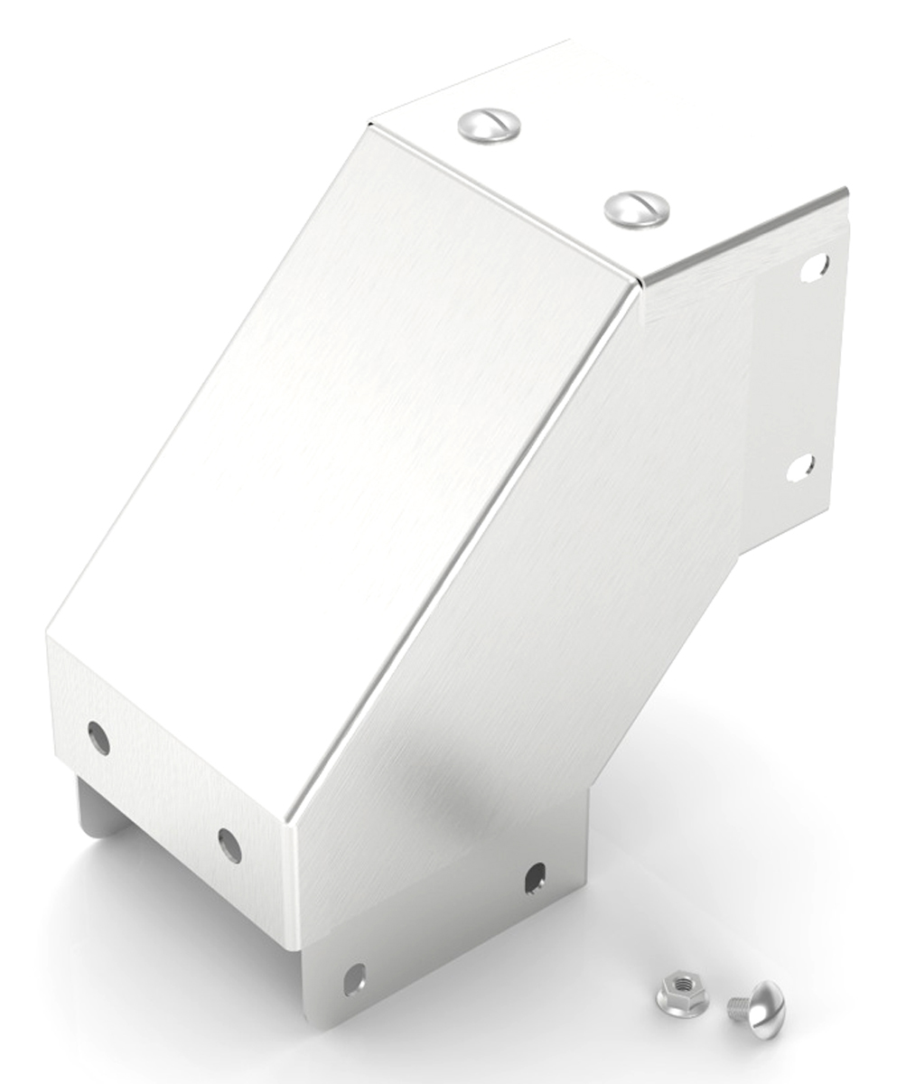 RS PRO 304 Stainless Steel Cable Trunking Accessory, 75 x 75mm