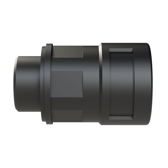 Flexible Fitting, Conduit Fitting, 17mm Nominal Size, M20, Polyamide 6, Black