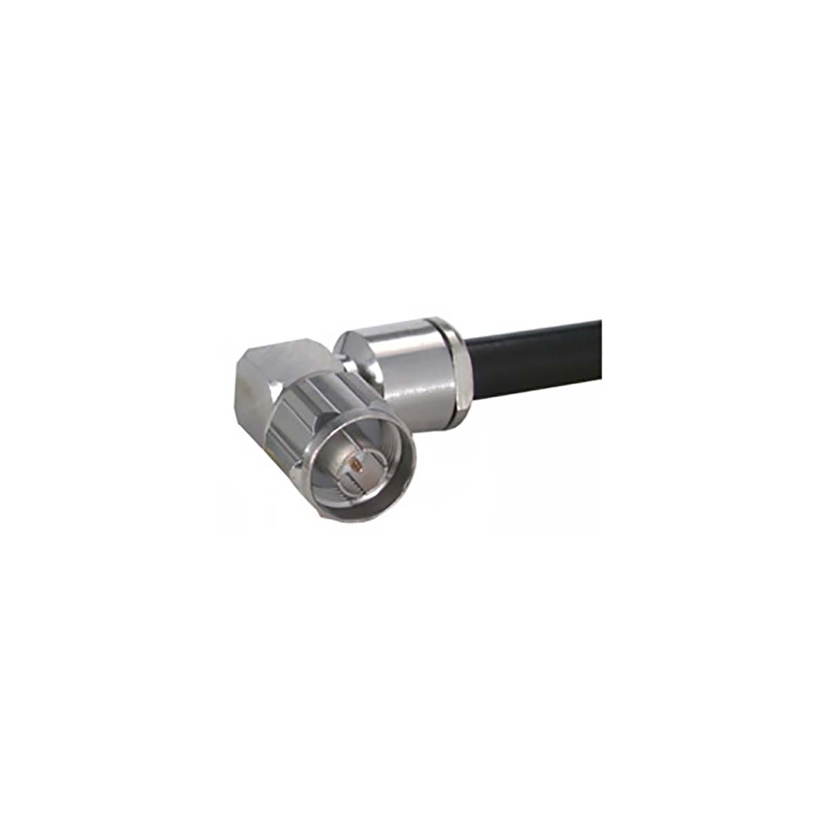 Huber+Suhner 16_N-50-2-6/133_NE Series, Plug Cable Mount N Connector, 50Ω, Crimp Termination, Right Angle Body