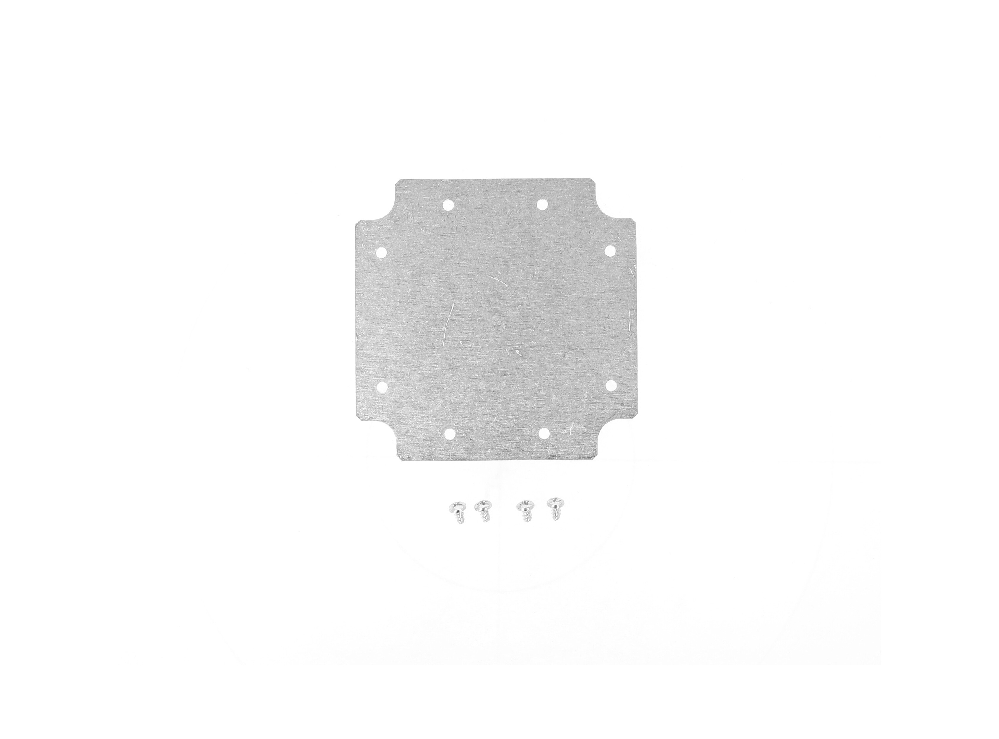 Hammond 1556 Series ABS Plastic Panel for Use with General Purpose Enclosure, 104 x 104 x 2mm