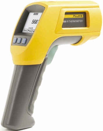 Fluke 568 Infrared Thermometer, -40°C Min, +800°C Max, ±1 % Accuracy, °C and °F Measurements