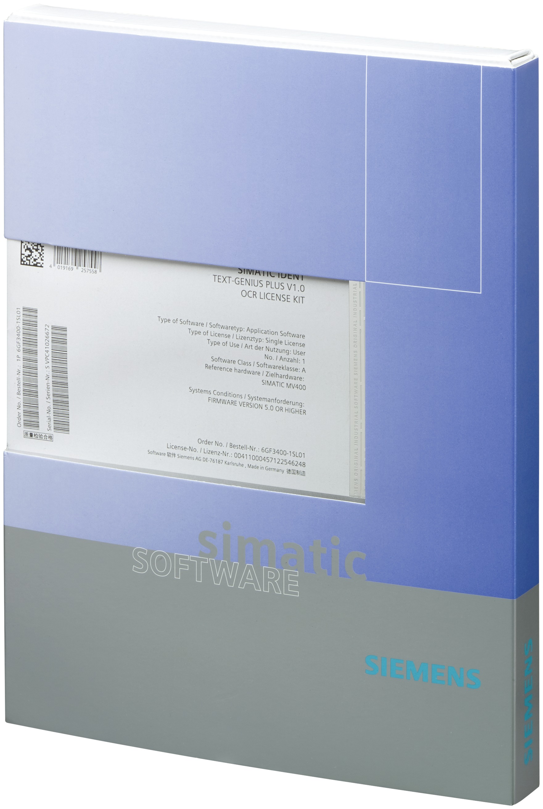 Siemens Pat-Genius Work Requester Licence Software
