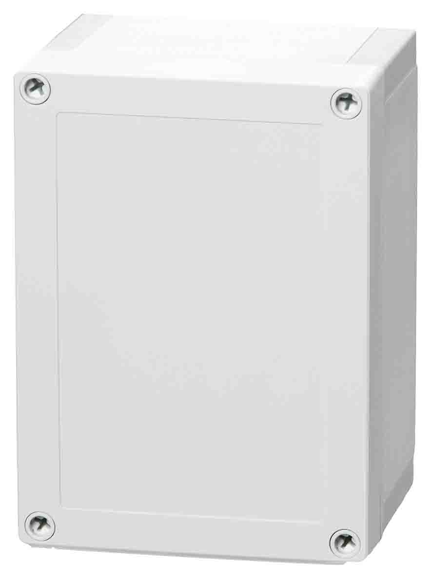 Fibox Grey Polycarbonate Enclosure, IP66, IP67, IK08, Grey Lid, 180.1 x 130.1 x 85mm