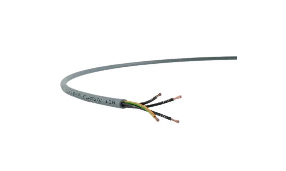 Lapp ÖLFLEX CLASSIC 110 YY Control Cable, 18 Cores, 1.5 mm² CSA 16 AWG, Unscreened, 50 m, Grey Polyvinyl Chloride Sheath