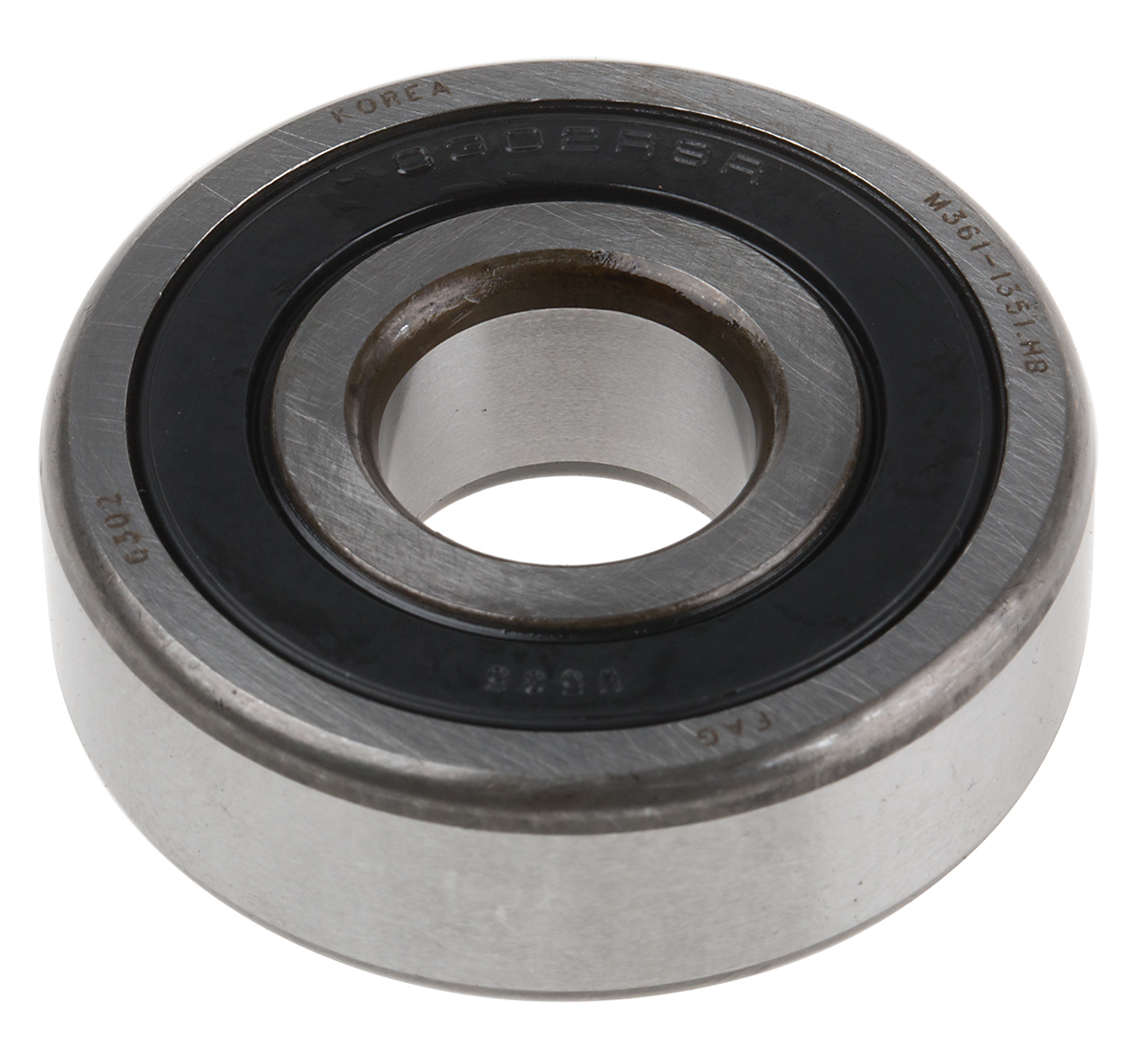 FAG 6302-C-2HRS 1 Row Ball Bearing - 15 mm ID, 42 mm OD
