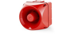 AUER Signal ASM Series Surface Mount Electronic Sounder, 110-240 V ac, IP66, AC, 32-Tone