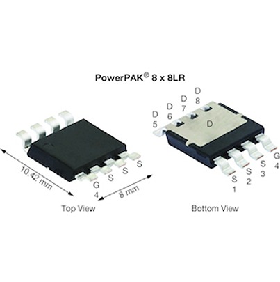 Vishay SQJQ14 Type N-Channel Single MOSFETs, 345 A, 40 V Enhancement, 3-Pin PowerPAK