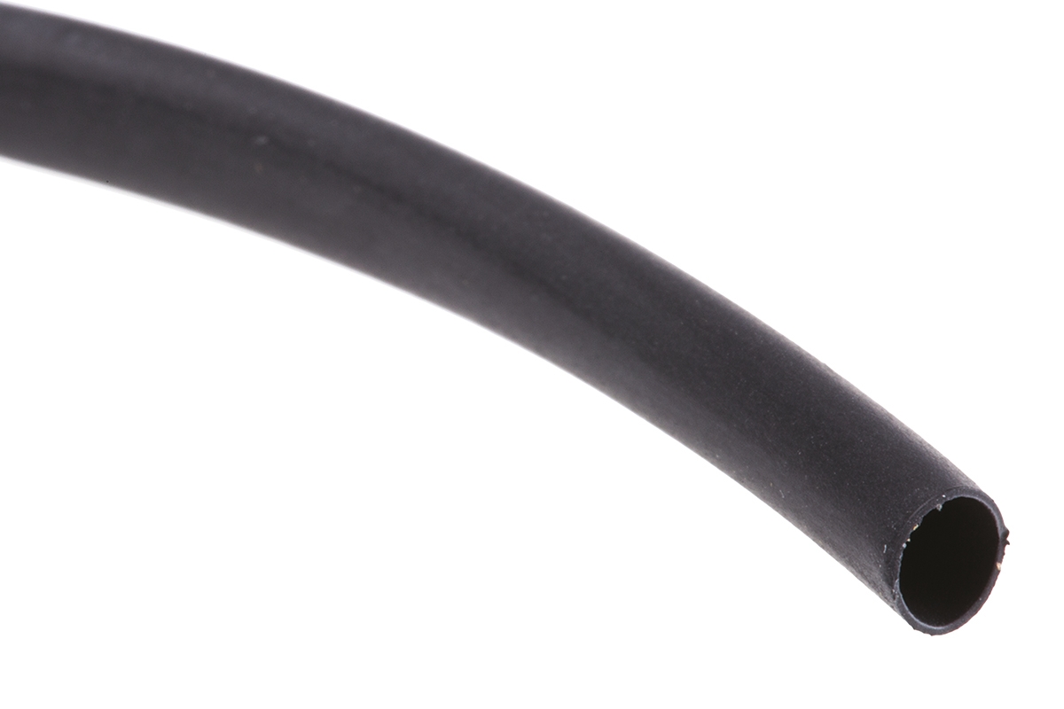 TE Connectivity Heat Shrink Tubing, Black 10.1mm Sleeve Dia. x 6m Length 2:1 Ratio, VERSAFIT Series