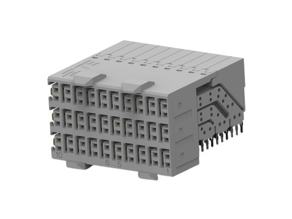 TE Connectivity High Speed High Speed Backplane Connector, Receptacle, 10 Column, 6 Row, 60 Way