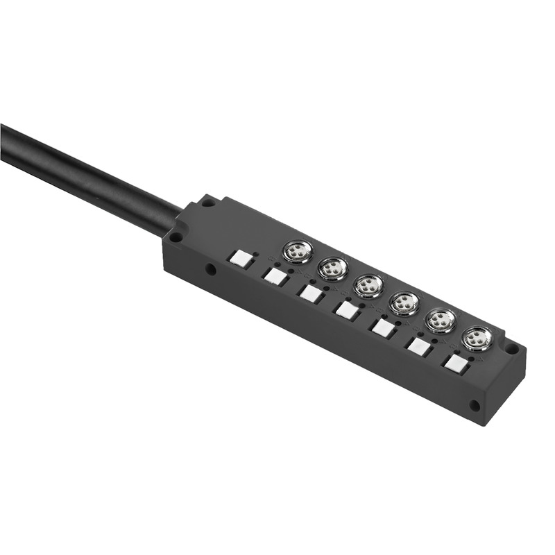 Weidmüller SAI Series Actuator Hub, M8, 5m cable, 6 way, 3 port