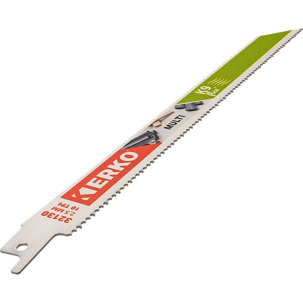 ERKO, 10 Teeth Per Inch Multiple Materials 228mm Cutting Length Reciprocating Saw Blade, Pack of 5