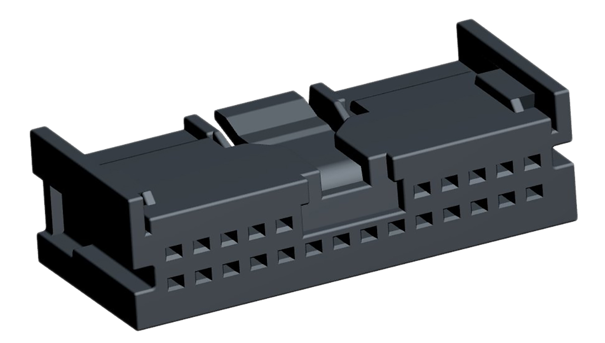 Molex, Mini50 Automotive Connector Socket Black Free Hanging 24 Way, Crimp Termination 34824-0240