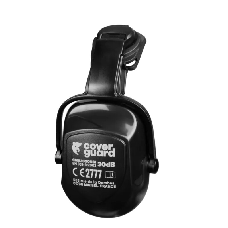 Coverguard MAX300 Wireless Listen Only Ear Shells with Helmet Attachment, 30dB