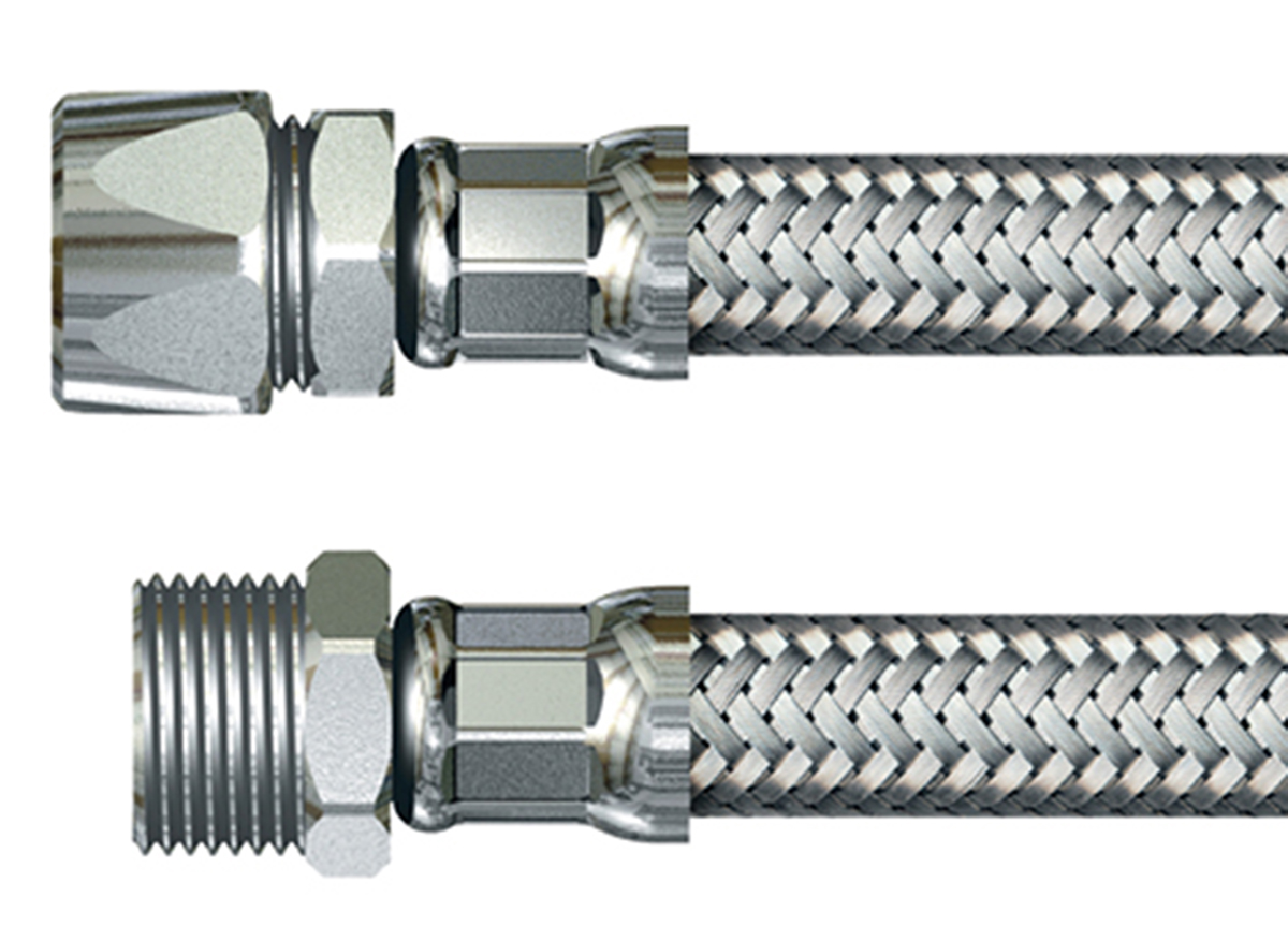 Watts Hose Assembly 10mm to Male 12mm, 10 bar, 300mm Long