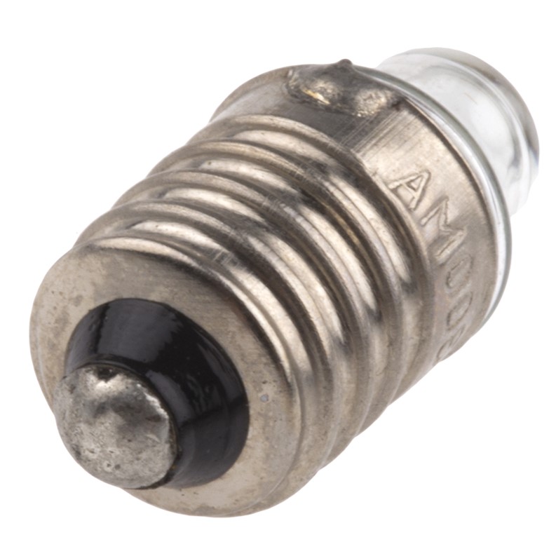 RS PRO E10 Indicator Light, Clear, 2.5 V, 300 mA, 15h