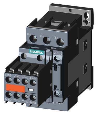 Siemens SIRIUS 3RT Size S0, 3RT2 Contactor, 230 V ac Coil, 3-Pole, 16 A, 7.5 kW, 3NO, 690 V ac