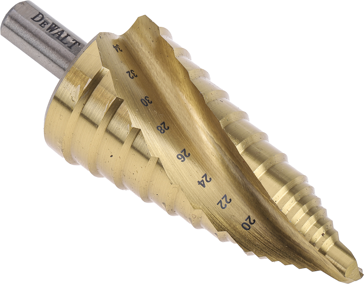 DeWALT HSS Step Drill Bit 20mm x 34mm