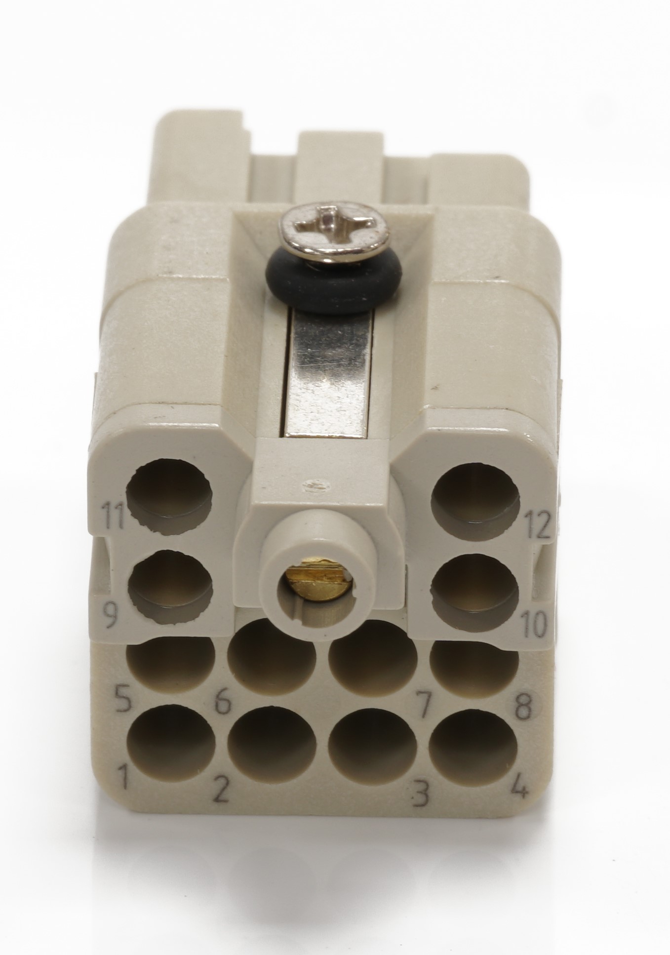 RS PRO Heavy Duty Power Connector Insert, 10A, Female, 12 Contacts
