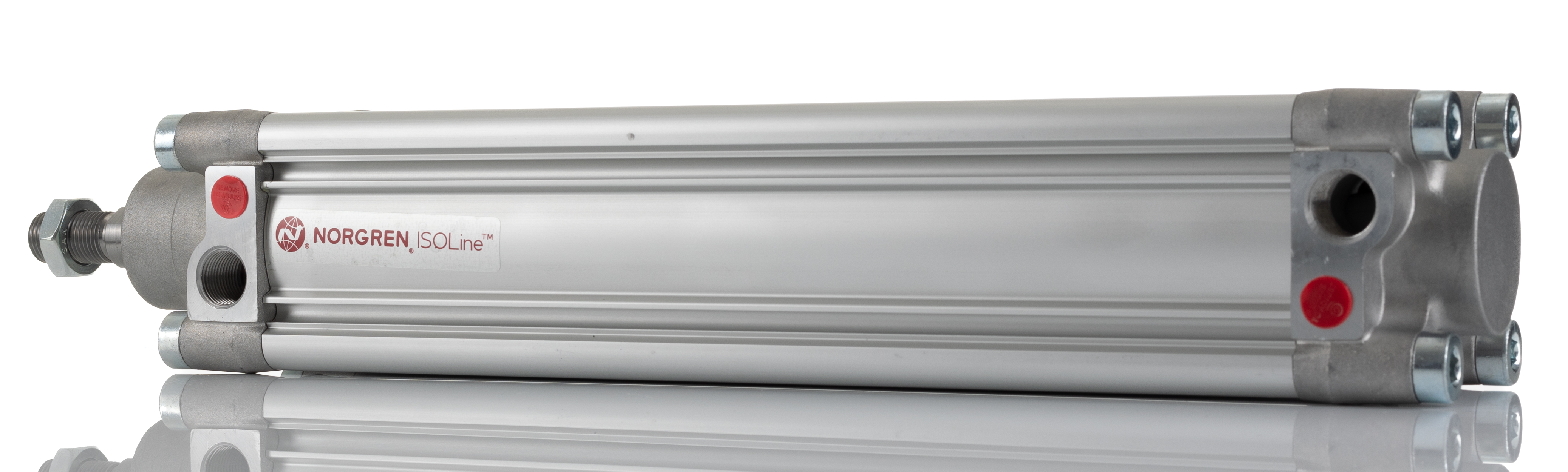 Norgren Pneumatic Piston Rod Cylinder - 63 mm Bore, 250 mm PRA 802 Series, Double Acting Acting