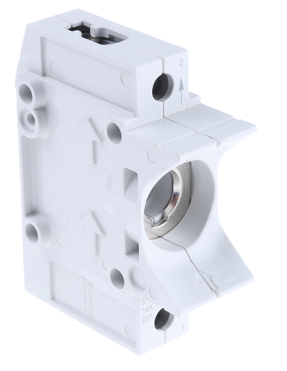 Siemens 16A Bottle Fuse Holder, 1P, 400V ac