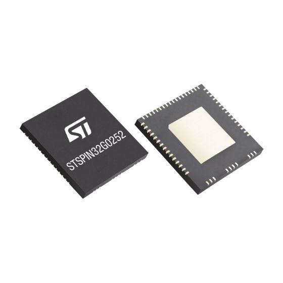 STMicroelectronics STSPIN32G0252Q, Gate Driver, 1 A 72-Pin 20 V, QFN (10 x 10 mm) 72L