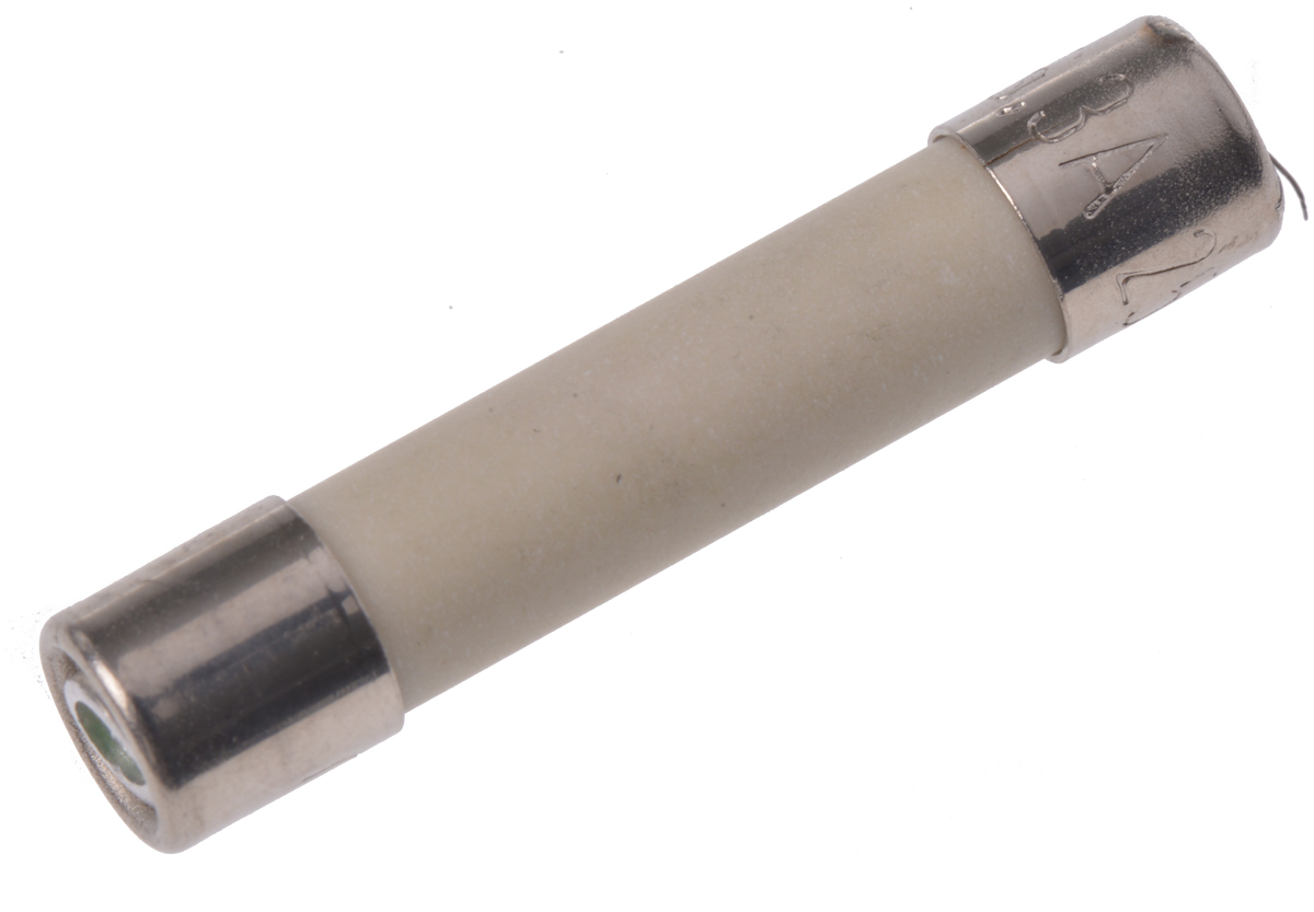 SIBA 6.3A M Ceramic Cartridge Fuse, 5 x 25mm