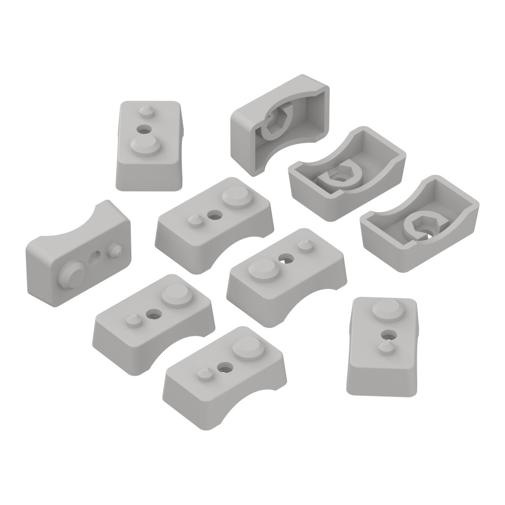 RS PRO ABS Pole Mount Bracket for Use with Enclosure, 31.7 x 19.7 x 13mm