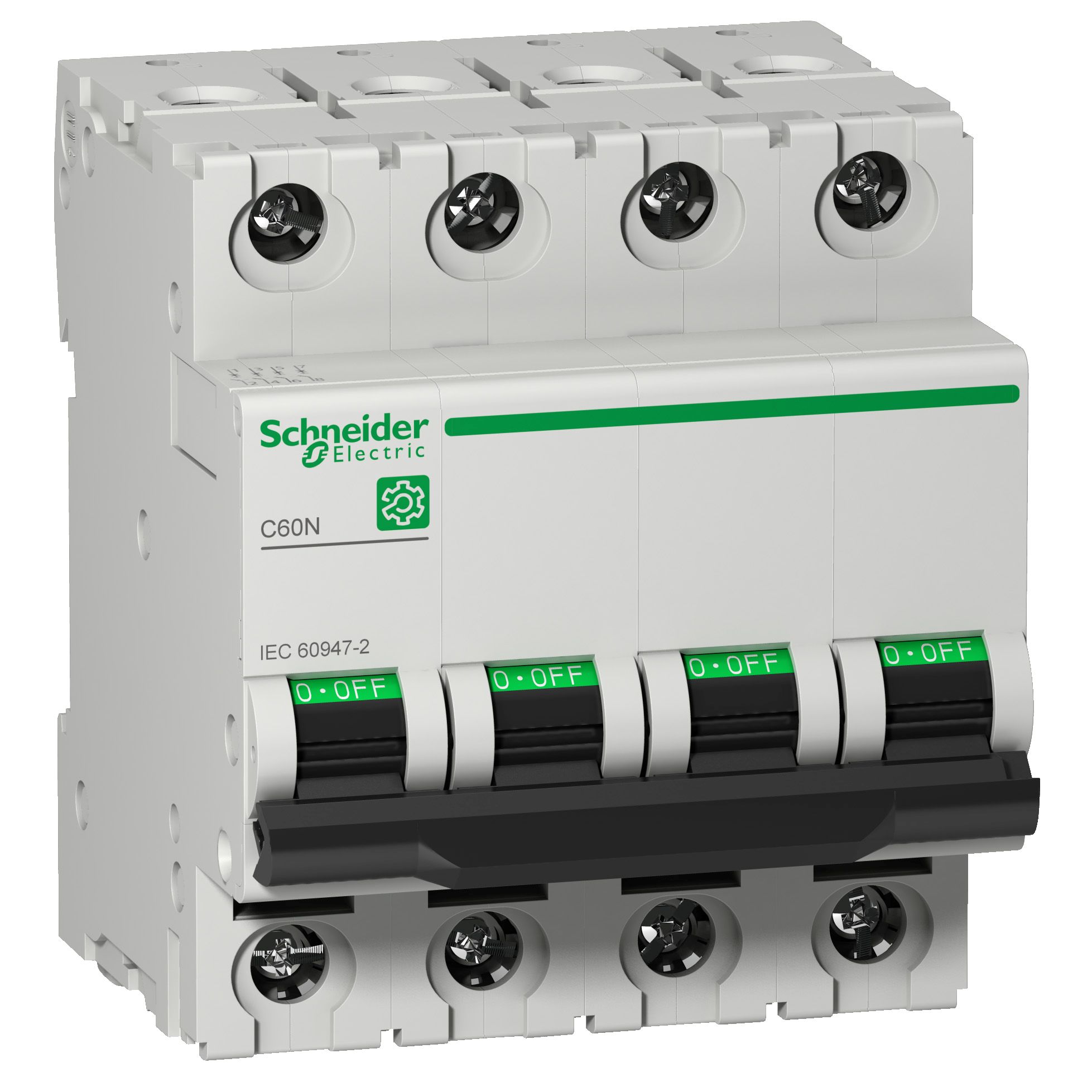 Schneider Electric Multi 9 C60N MCB, 4P, 16A Curve C