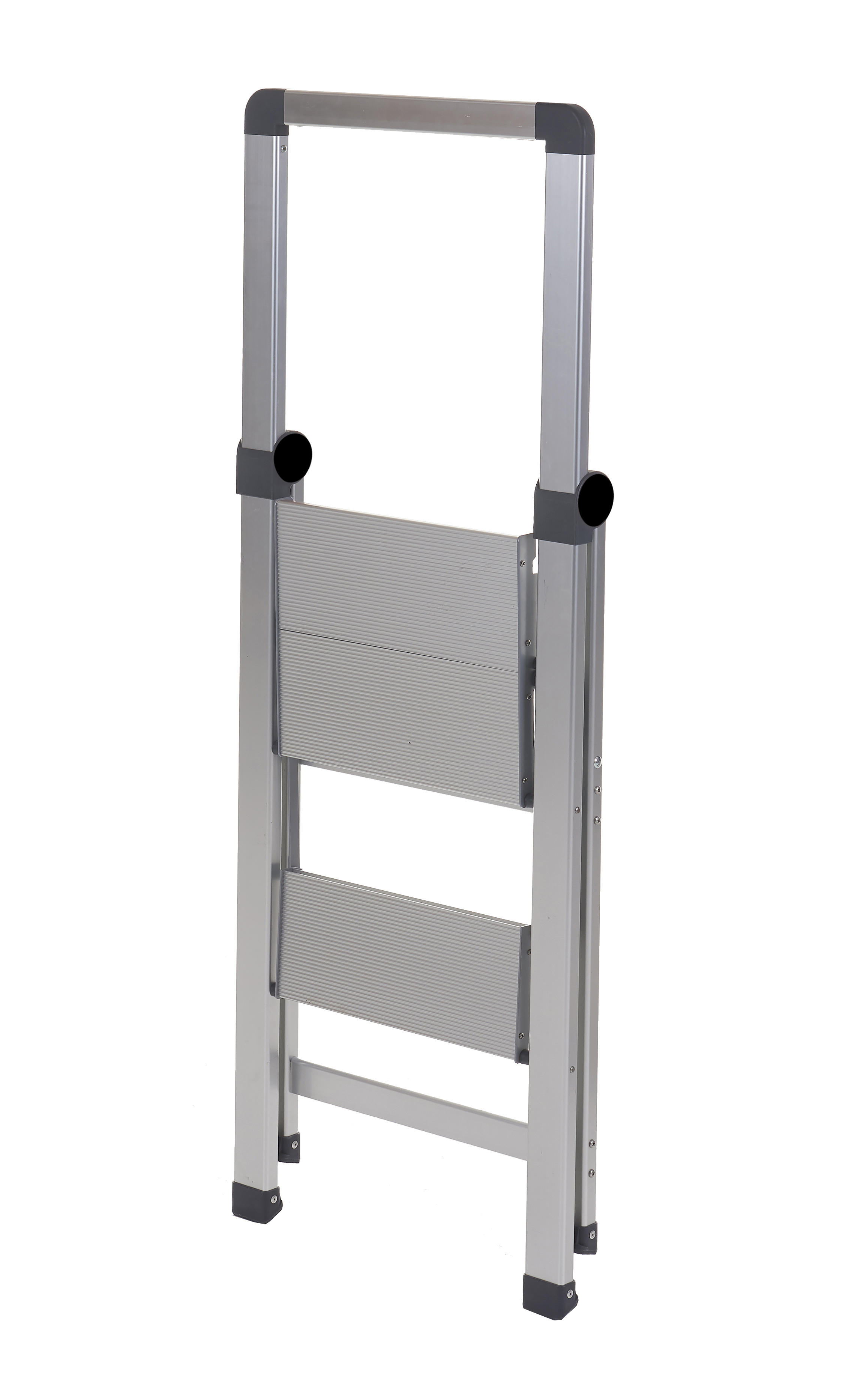 RS PRO 2 Tread Aluminium Steps 450mm Platform Height, Silver