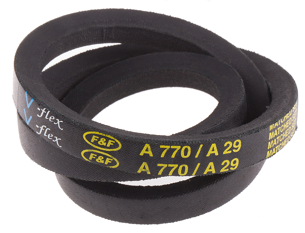 RS PRO Drive Belt, belt section A, 730mm Length