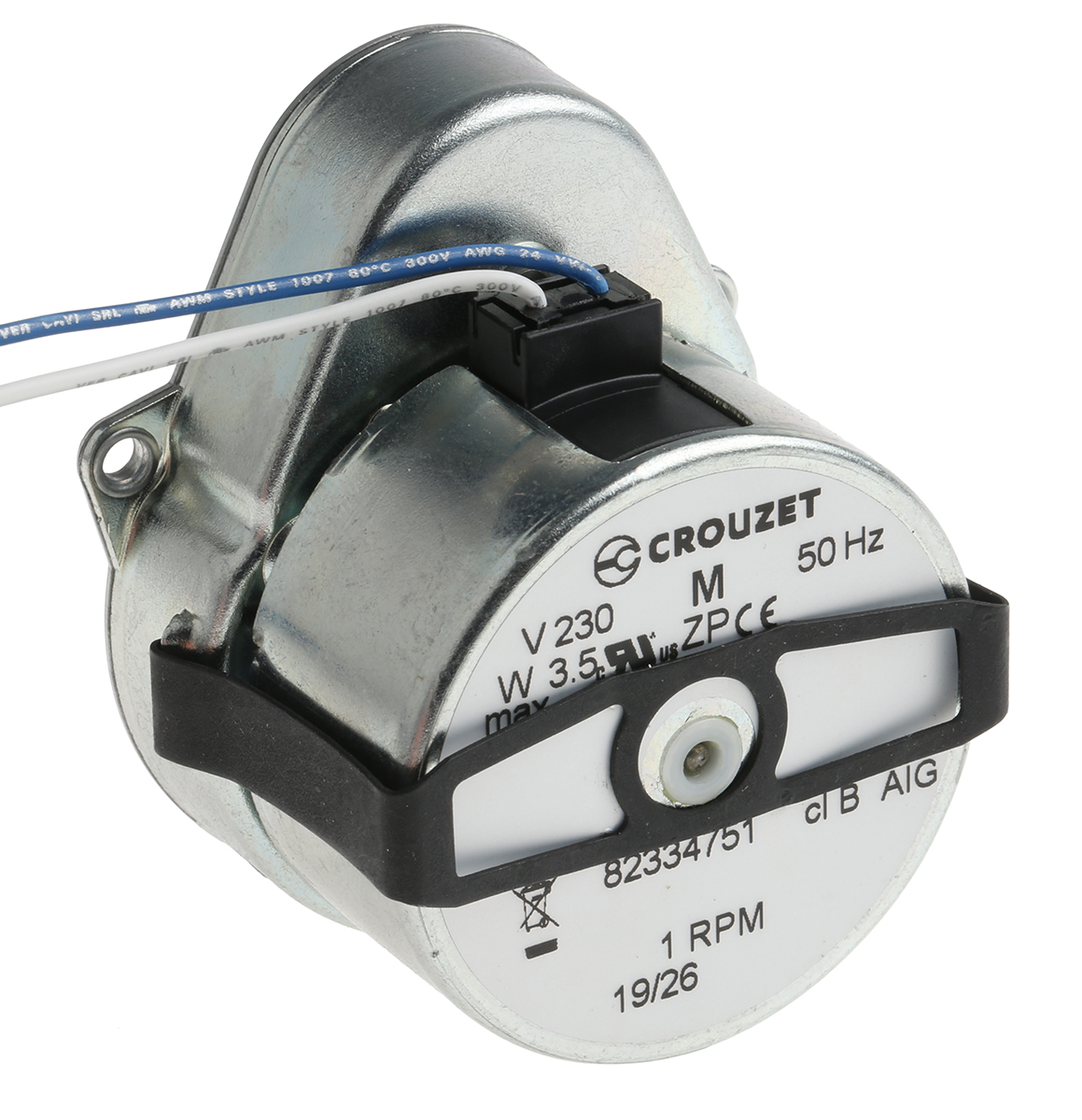 Crouzet Clockwise Synchronous Geared AC Geared Motor, 3 W, 230 V