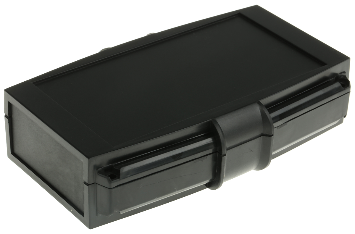 CAMDENBOSS 66 Series Black ABS Handheld Enclosure, Integral Battery Compartment, IP65, 145 x 95 x 35mm